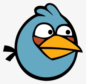 Banner Black And White Download Anger Clipart Angry - Angry Bird Blue Bird Name, HD Png Download, Transparent PNG