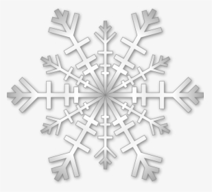 Line,snowflake,symmetry - Six Fold Symmetry Snowflake, HD Png Download, Transparent PNG