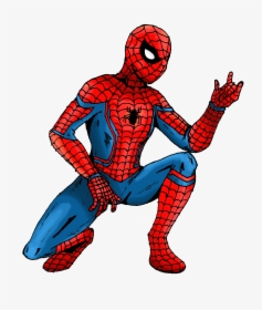 Old Classic Spiderman Costume Png Clipart - Spider Man Classic Transparent, Png Download, Transparent PNG