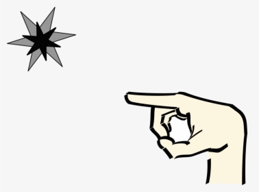 Transparent Hand Pointing Png - Pointing Hand, Png Download, Transparent PNG