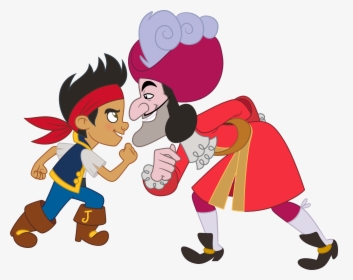 Captain Hook Smee Peter Pan Piracy Neverland - Capitan Garfio De Jake Y Los Piratas, HD Png Download, Transparent PNG