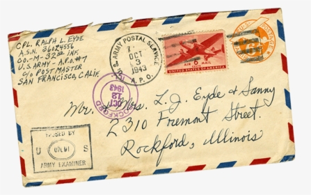Letters From War Ii - Envelope, HD Png Download, Transparent PNG