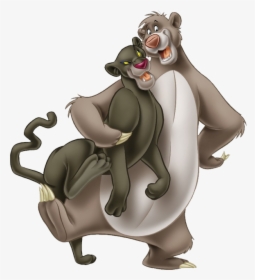 Baloo Png Clipart - Disney Baloo And Bagheera, Transparent Png, Transparent PNG