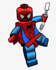 Lego Spiderman Clipart Image - Lego Man Png Spiderman, Transparent Png, Transparent PNG