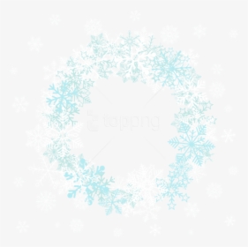 Transparent Background Snowflakes Frame, HD Png Download, Transparent PNG