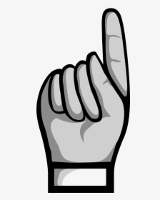 Transparent Hand Pointing Png - Hand Pointing Up Clipart, Png Download, Transparent PNG