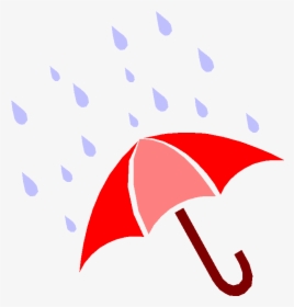 Clipart Umbrella With Rain Drops - Rain Umbrella Clip Art, HD Png Download, Transparent PNG