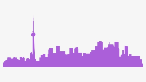 Silhouette Toronto Skyline Black, HD Png Download, Transparent PNG