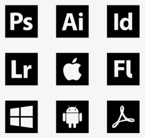 Solid Logo Collection - Social Icons Png Square, Transparent Png, Transparent PNG