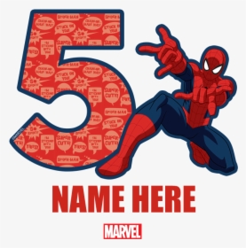 Spider-man Personalized Birth Kids Baseball Jersey - Spider Man T Shirt Birthday Boy, HD Png Download, Transparent PNG
