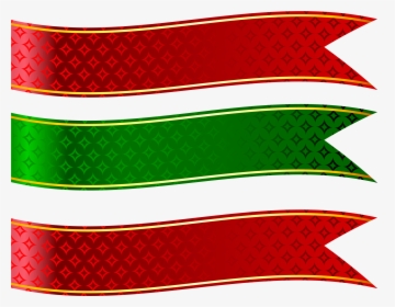 Green And Red Banners Set Png Clipart Picture - Banner Shapes Png, Transparent Png, Transparent PNG