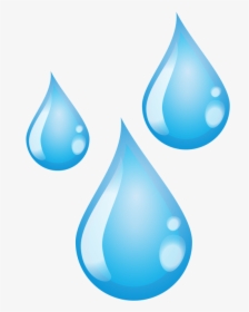 Water Drop Png Illustration Three Water Drops Clippix - Transparent Background Water Drop Png, Png Download, Transparent PNG