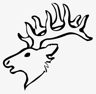 Draw A Caribou Head, HD Png Download, Transparent PNG