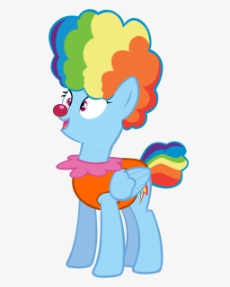 Clip Art Black And White Download Afro Transparent - My Little Pony Clown, HD Png Download, Transparent PNG