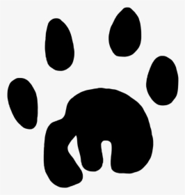 Paw Prints Clipart Lion Paw - Koala Footprint Clipart, HD Png Download, Transparent PNG