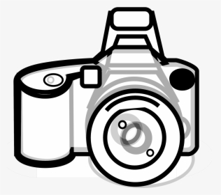 Camera Cliparts For Free Clipart Camer And Use In Transparent - Camera Photo Black And White Tattoo, HD Png Download, Transparent PNG
