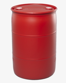 55 Gallon Red Tight Head Plastic Drum - Plastic, HD Png Download, Transparent PNG