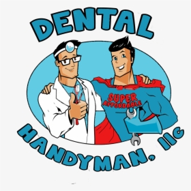 Dental Handyman Logo - Cartoon, HD Png Download, Transparent PNG