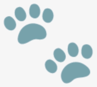 Transparent Dog Footprint Png - Patas Emoji, Png Download, Transparent PNG