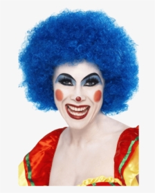 Clown Wig Png - Blue Clown Wig, Transparent Png, Transparent PNG