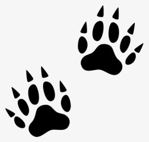 Svg Free Library Animal Footprints Clipart - Transparent Wolverine Paw Print, HD Png Download, Transparent PNG