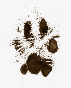 Dog Mud Pawprint - Miss My Dog, HD Png Download, Transparent PNG