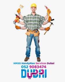 Hmsd Handyman Services Dubai Title - Electrician Plumber Carpenter Painter, HD Png Download, Transparent PNG