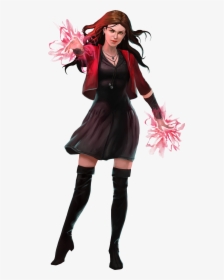Scarlet Witch Png Clipart - Scarlet Witch Comic Png, Transparent Png, Transparent PNG