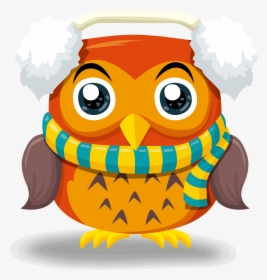 Snowman Owl Festival Material Vector Cartoon Clipart - Owl Tattoo Png, Transparent Png, Transparent PNG