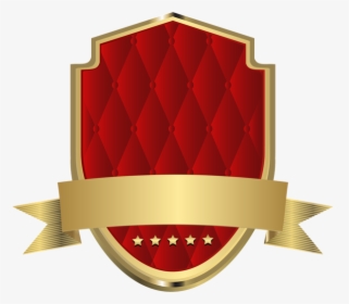 #gold #frame #red #emblem #decorative #shield #label - Red Label Template Transparent Png, Png Download, Transparent PNG