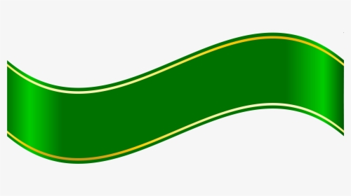 Green Banner Png Clipart - Faixa Png Banner Verde, Transparent Png, Transparent PNG