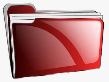 Transparent File Manager Png - Red Documents Folder Icon, Png Download, Transparent PNG