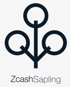 Black Zcash Sapling Vertical Logo - Circle, HD Png Download, Transparent PNG