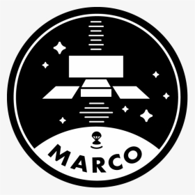 Marco Logo Bw - Mars Cube One Patch, HD Png Download, Transparent PNG