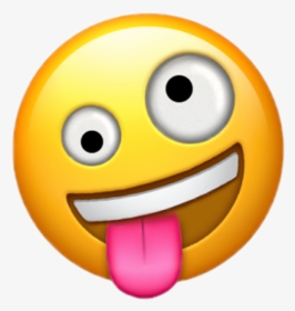 #emoji #loco - Transparent Background Crazy Emoji Png, Png Download, Transparent PNG