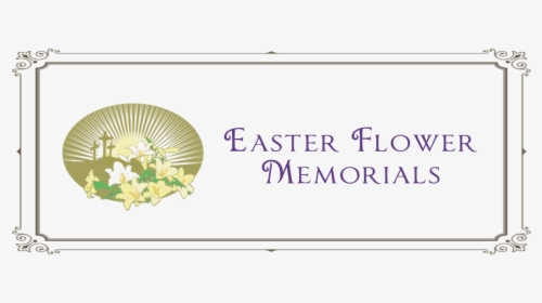 Catholic Easter Banner Png - Easter Flower Memorials, Transparent Png, Transparent PNG