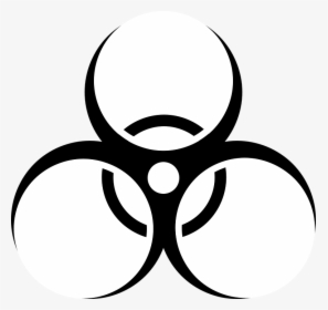 Biohazard Clip Art Free Vector - Toxic Symbol, HD Png Download, Transparent PNG