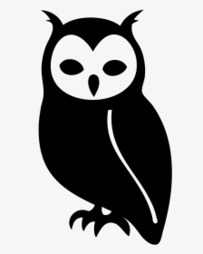 Owl Silhouette Clip Art - Owl Silhouette, HD Png Download, Transparent PNG