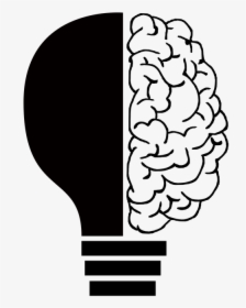 Cerebro, Mente, Psicología, Idea, Corazones, Amor - Brain Light Bulb Clipart, HD Png Download, Transparent PNG