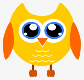 Transparent Owl Face Png - Cute Owl Clipart No Background, Png Download, Transparent PNG