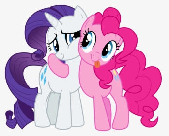 Two Are Best Ponies , - My Little Pony Rarity And Pinkie Pie, HD Png Download, Transparent PNG