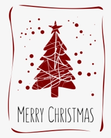 Merry Christmas Greetings Png With Royalty Free Library - Christmas Day Card Design, Transparent Png, Transparent PNG