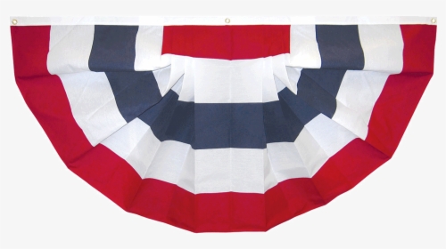 Patriotic Pleated Fan Cotton - American Flag Bunting Transparent, HD Png Download, Transparent PNG