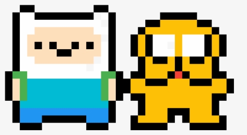 Finn And Jake - Pixel Art Pokemon Rowlet, HD Png Download, Transparent PNG