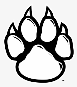 Dog Paw Prints Wolf Paw Print Clipart Clipartxtras - Tiger Paw Print Drawing, HD Png Download, Transparent PNG
