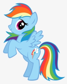Rainbow Dash Rarity My Little Pony - My Little Pony Characters Rainbow Dash, HD Png Download, Transparent PNG