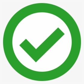 Green Check In Circle, HD Png Download, Transparent PNG
