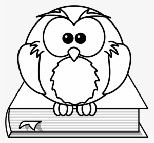 Owl Png Free Black And White - High Resolution Coloring Book Images Free, Transparent Png, Transparent PNG