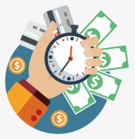 Transparent Time Is Money Png - Money Background Design, Png Download, Transparent PNG