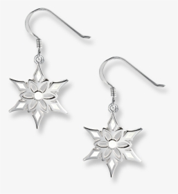 Nicole Barr Designs Sterling Silver Snowflake Earrings - Transparent Background Png Images Transparent Earrings, Png Download, Transparent PNG